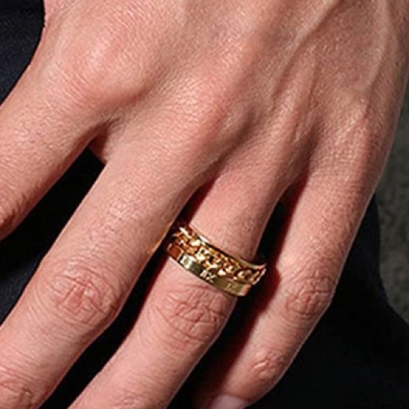 Stress relieving custom made mens ring! Wear everyday never fade guarantee! Wow! - Picture 4 of 4